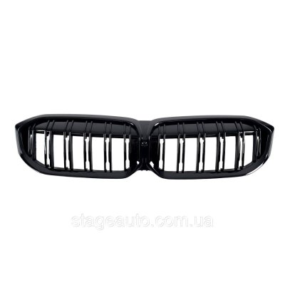 Ноздрі на BMW 3 Series G20 2022-2023 року Чорний Глянець (M-Look)