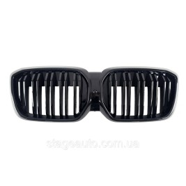 Ноздри на BMW iX3 G08 2022-2023 года Черный Глянец ( M-Look )