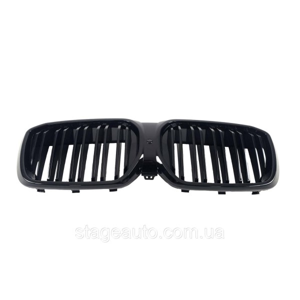 Ноздри на BMW iX3 G08 2022-2023 года Черный Глянец ( M-Look )