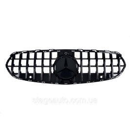 Решетка радиатора на Mercedes C-Class W206 2021-2023 года GT Panamericana Classic ( Черная )