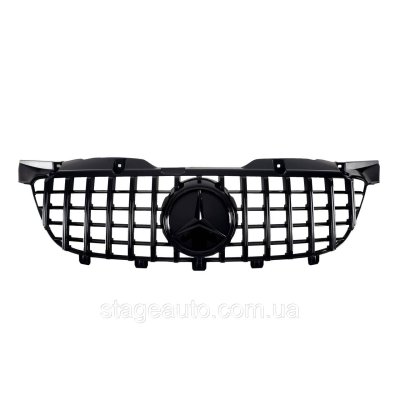Решітка радіатора на Mercedes Sprinter W906 2009-2013 рік GT Panamericana (Чорна)