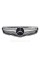 Решетка радиатора на Mercedes E-class Coupe C207 2009-2013 год Diamond ( Серая с хром вставкой )