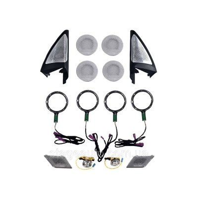 Комплект сіток з підсвіткою Bowers&Wilkins на BMW X3 G01 2018-2023 року