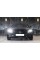 Диффузор переднего бампера ( губа ) на Mercedes C-Class W205 2018-2020 года ( Черный глянец )