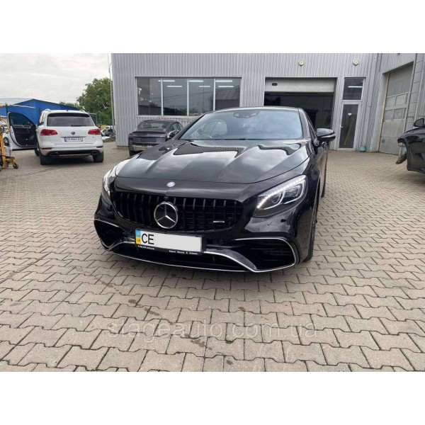 Комплект обвеса на Mercedes S-Class Coupe C217 2014-2021 года ( стиль S63 AMG LCI )