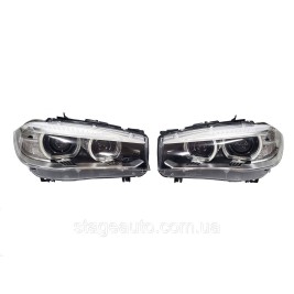 Передние фары Bi-Xenon Adaptive на BMW X5 F15 2013-2018 года ( Европа )