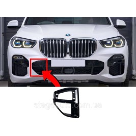 Right intake nozzle cover for front bumper M-Paket for BMW X5 G05 2018-2022 ( Glossy black )