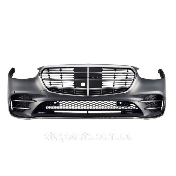 Комплект обвеса на Mercedes S-Class W223 2020-2023 года ( стиль AMG line без порогов )