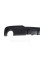 Rear bumper diffuser for BMW 5 Series F10 2010-2017 Black matte (0--0)