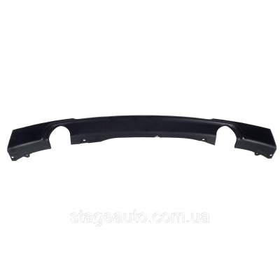 Дифузор заднього бампера на BMW 3 Series F30 2012-2018 року стиль M-Performance 0--0 (Чорний мат)