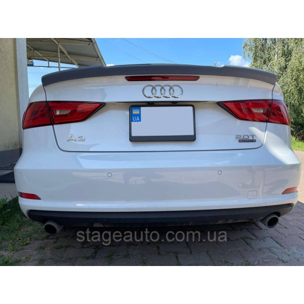 Спойлер на Audi A3 2012-2020 года ( под покрас )