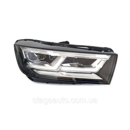 Передняя правая фара Full Led на Audi Q5 80A 2016-2020 года ( Европа )