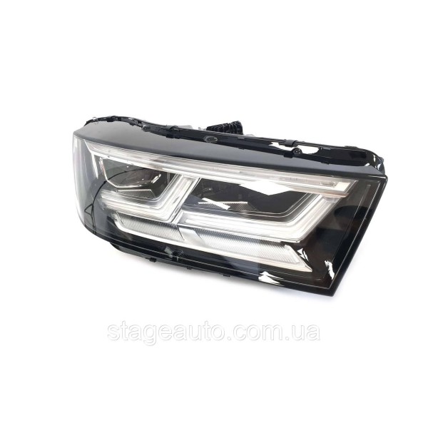 Передняя правая фара Full Led на Audi Q5 80A 2016-2020 года ( Европа )