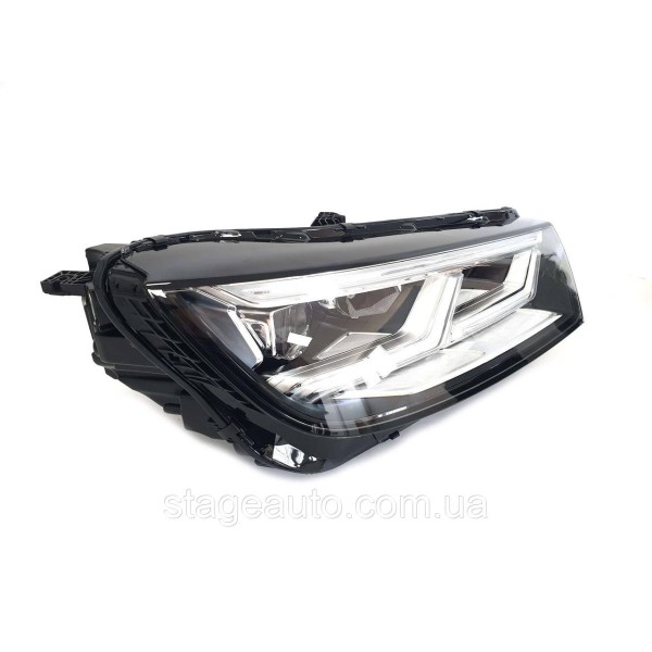 Передняя правая фара Full Led на Audi Q5 80A 2016-2020 года ( Европа )