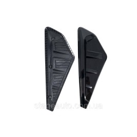Жабры в крылья на BMW X5 G05 2018-2022 год Черные Глянцевые ( в стиле X5M без наклеек )