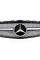 Решетка радиатора на Mercedes C-Class W205 2014-2018 год AMG стиль Silver ( без места под камеру )