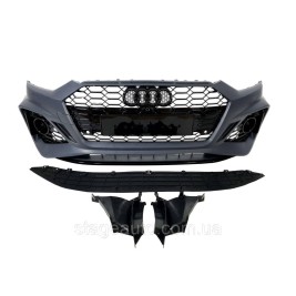 Передний бампер на Audi A5 B9 2021-2023 года ( в стиле Audi RS5 V2 )