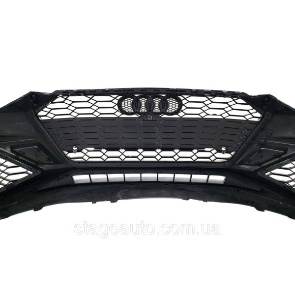 Передний бампер на Audi A5 B9 2021-2023 года ( в стиле Audi RS5 V2 )