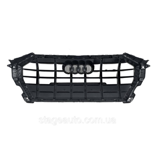 Radiator grille for Audi Q3 2018-2022 style SQ3 (Full Black)