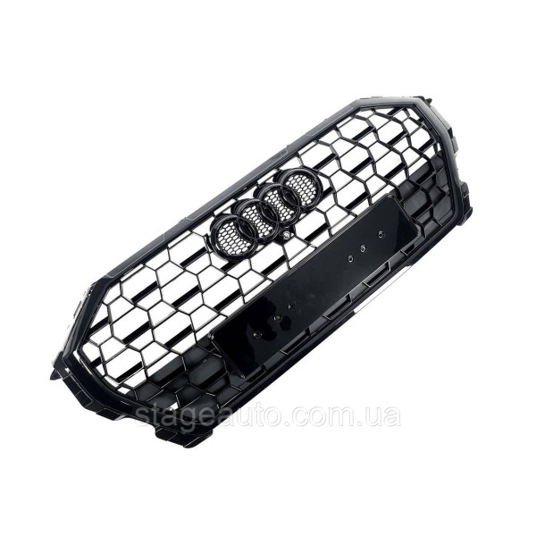 Radiator grille for Audi Q3 2018-2022 RSQ3 style (Full Black)