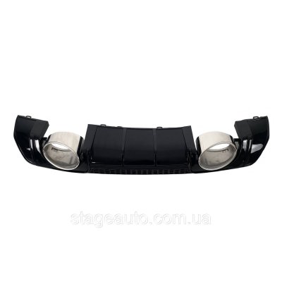 Диффузор с насадками на Audi TT 8S 2014-2018 год ( стиль TTRS )