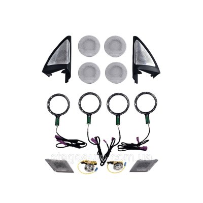 Комплект сіток з підсвіткою Bowers&Wilkins на BMW X4 G02 2018-2022 року