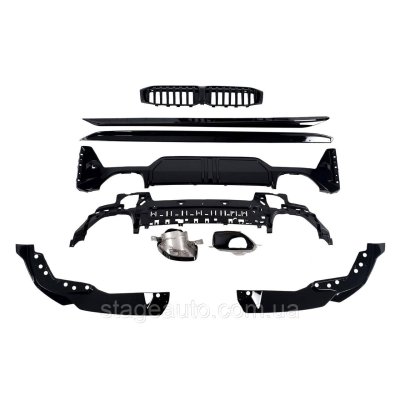 Комплект дооснащення на BMW 3 Series G20 2022-2023 року (M-Performance Чорний глянець)