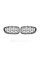 Nostrils for BMW 5 Series F10 2010-2017 Diamond Silver ( chrome frame )