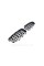 Nostrils for BMW 5 Series F10 2010-2017 Diamond Black ( chrome frame )