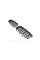 Nostrils for BMW 5 Series F10 2010-2017 Diamond Black ( chrome frame )