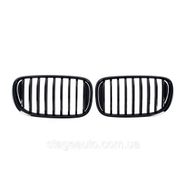 Ноздри на BMW 7 Series G11 / G12 2015-2019 год Черные Глянцевые