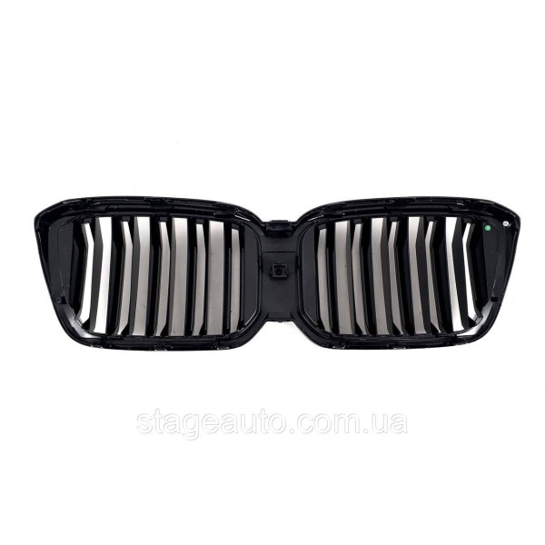 Ноздри на BMW X3 G01 2022-2023 года Черный Глянец ( M-Look )