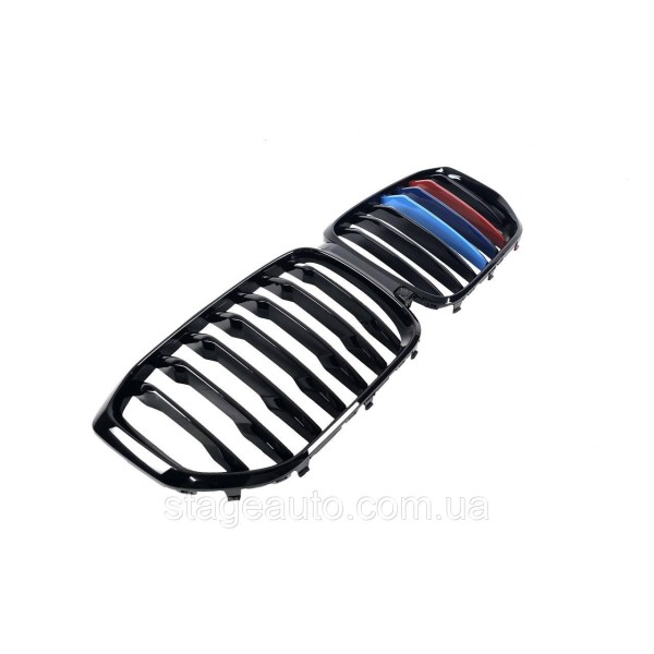 Nostrils for BMW X5 G05 2018-2022 Black Glossy M-Color