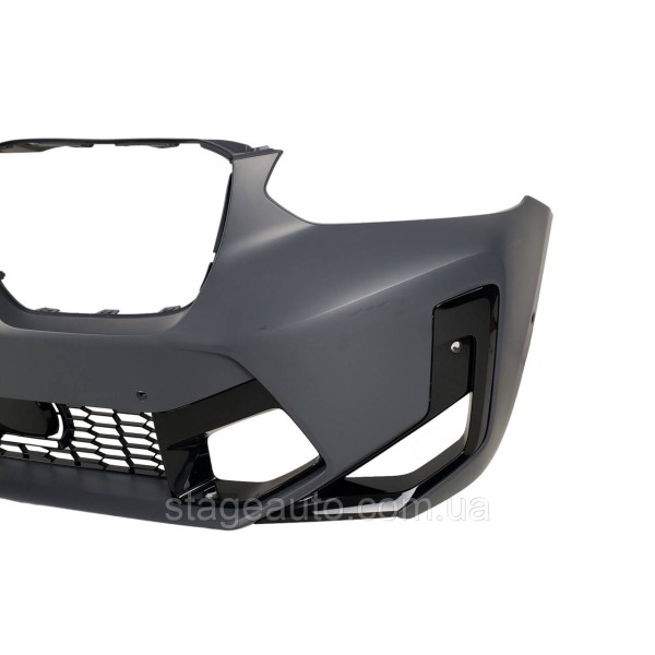 Передний бампер с диффузором ( Body Kit ) на BMW X3 G01 2022-2023 года ( стиль X3M F97 )