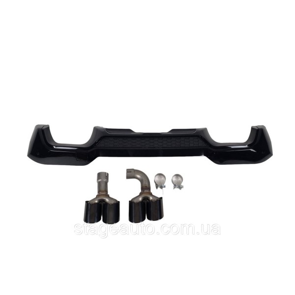 Передний бампер с диффузором ( Body Kit ) на BMW X3 G01 2022-2023 года ( стиль X3M F97 )