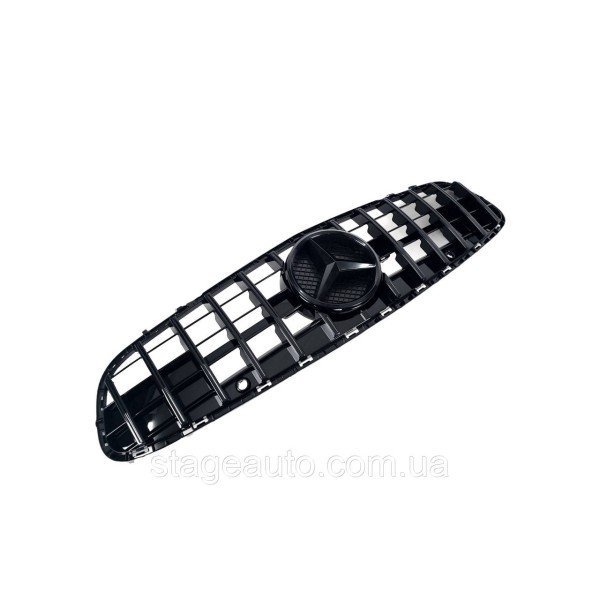 Решетка радиатора на Mercedes SL-Class R231 2016-2020 года Full Black ( GT Panamericana )