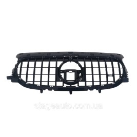 Решетка радиатора на Mercedes GLA-Class H247 2020-2022 года Full Black ( GT Panamericana )