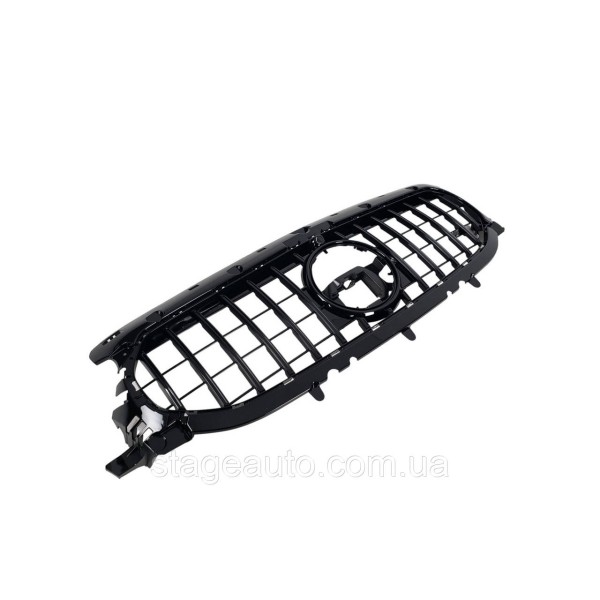 Решетка радиатора на Mercedes GLA-Class H247 2020-2022 года Full Black ( GT Panamericana )