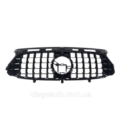 Решітка радіатора на Mercedes GLA-Class H247 2020-2022 Full Black ( GT Panamercana)