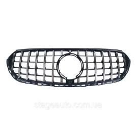 Решетка радиатора на Mercedes GLC-Class X254 2022-2024 года Chrome Black ( GT Panamericana )