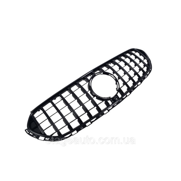 Решетка радиатора на Mercedes GLC-Class X254 2022-2024 года Full Black ( GT Panamericana )