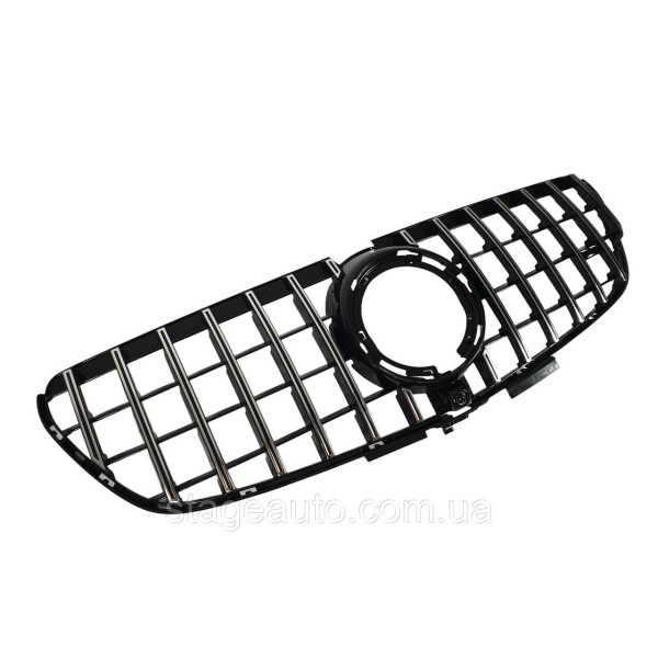 Решетка радиатора на Mercedes V-Class W447 2020-2023 года ( GT Chrome Black ) Normal