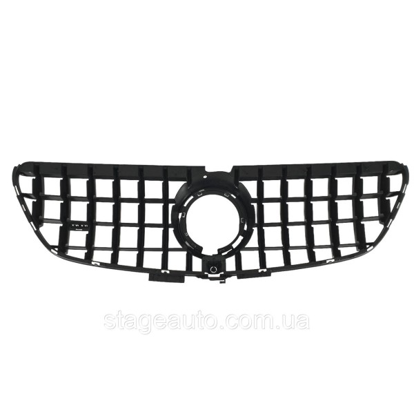 Решетка радиатора на Mercedes V-Class W447 2020-2023 года ( GT Chrome Black ) Normal