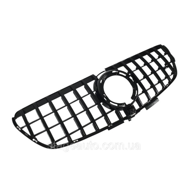 Решетка радиатора на Mercedes V-Class W447 2020-2023 года ( GT Full Black ) Normal