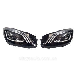 Передние фары на Mercedes S-Class W222 2017-2020 года ( Multibeam Led Тайвань )