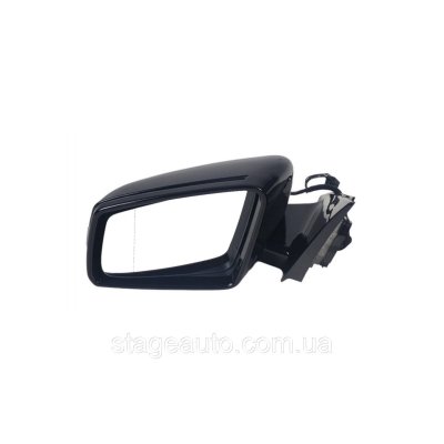 Ліве дзеркало на Mercedes E-Class W212 2009-2016 року (в зборі) Чорне