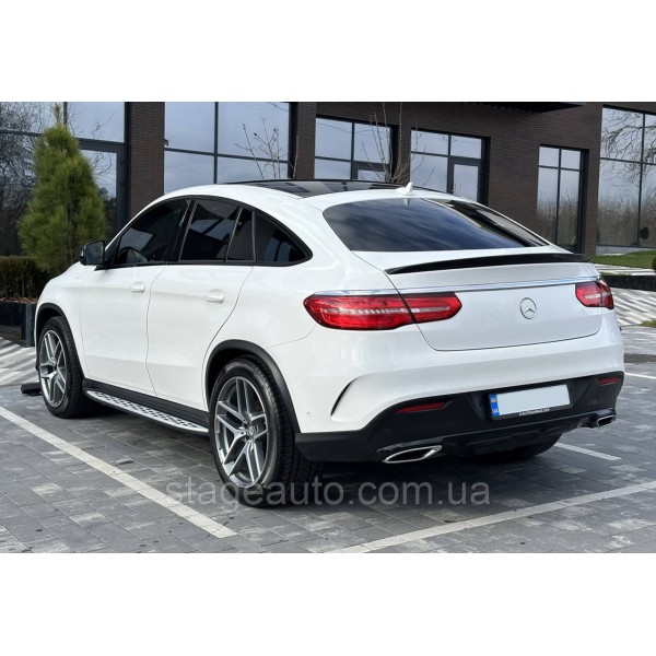 Спойлер на Mercedes GLE-Class Coupe C292 2015-2019 года ( Черный глянец )