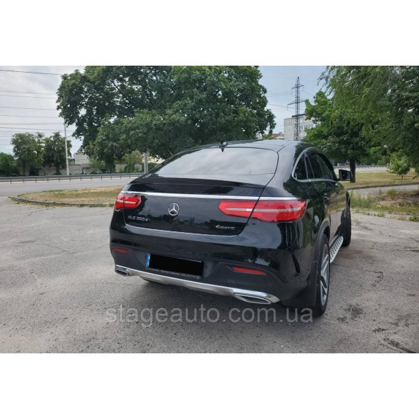 Спойлер на Mercedes GLE-Class Coupe C292 2015-2019 года ( Черный глянец )