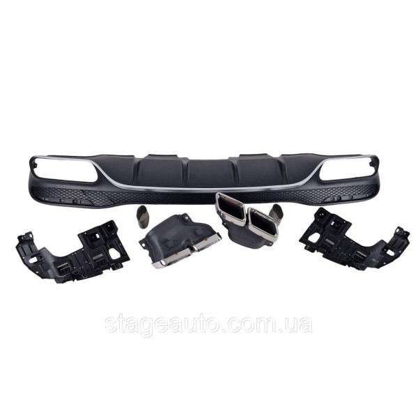 Комплект обвеса на Mercedes GLE-Class W166 2015-2018 год ( в стиле GLE63 AMG ) V2