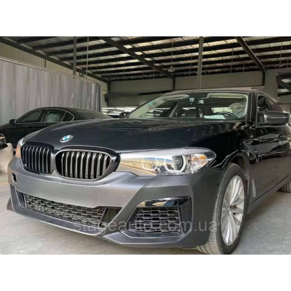 Передний бампер на BMW 5 Series G30 2017-2020 года ( стиль M-Tech LCI )